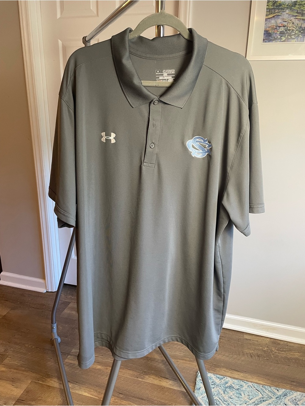 Under Armour Men’s Gray Performance Polo